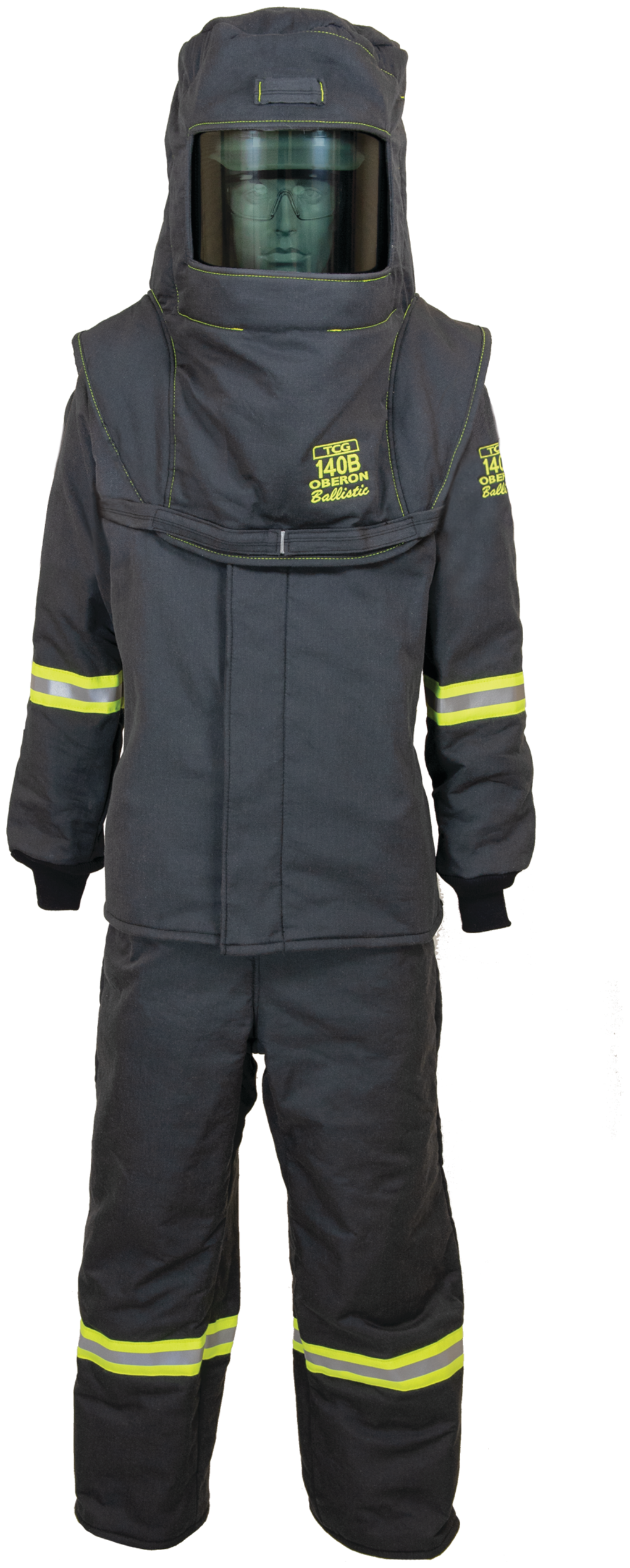 TCG140B Series Arc Flash Suit Sets w/HVS - 2X-Large 