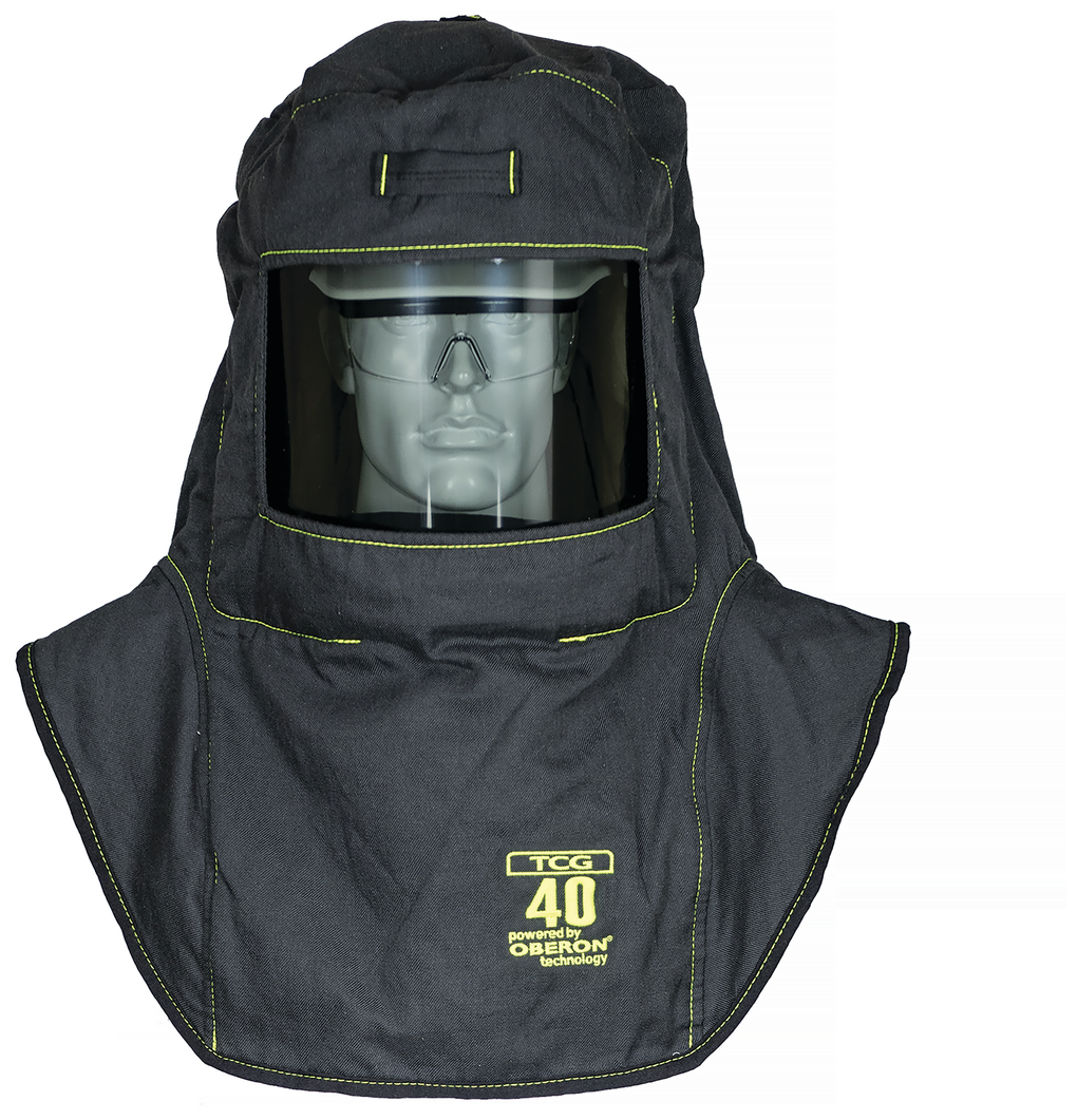 TCG40 Series Ultralight Arc Flash Hood & Hard Cap - Oberon Hard Cap 