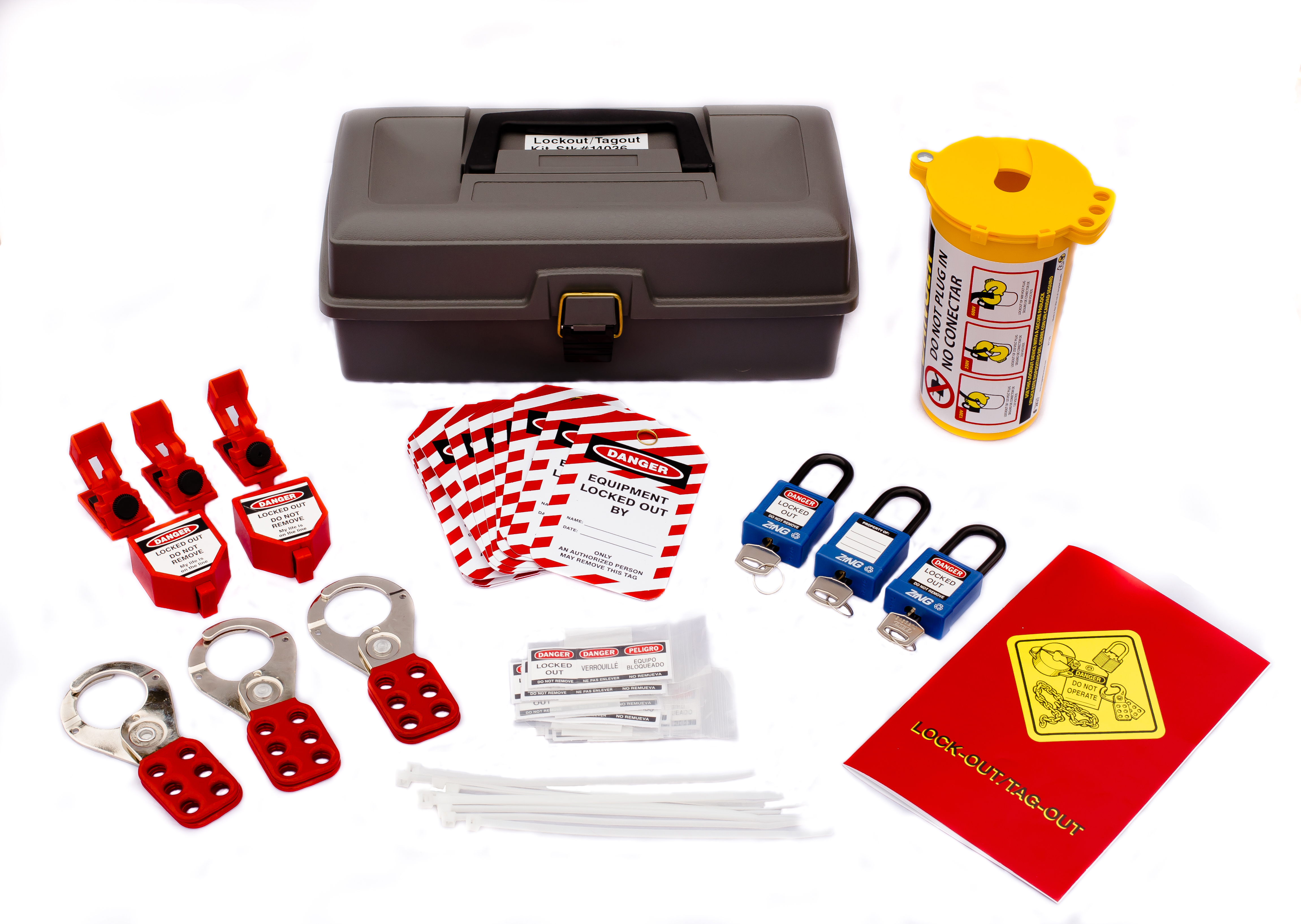 Economy Lockout Tagout Tool Box Kit 