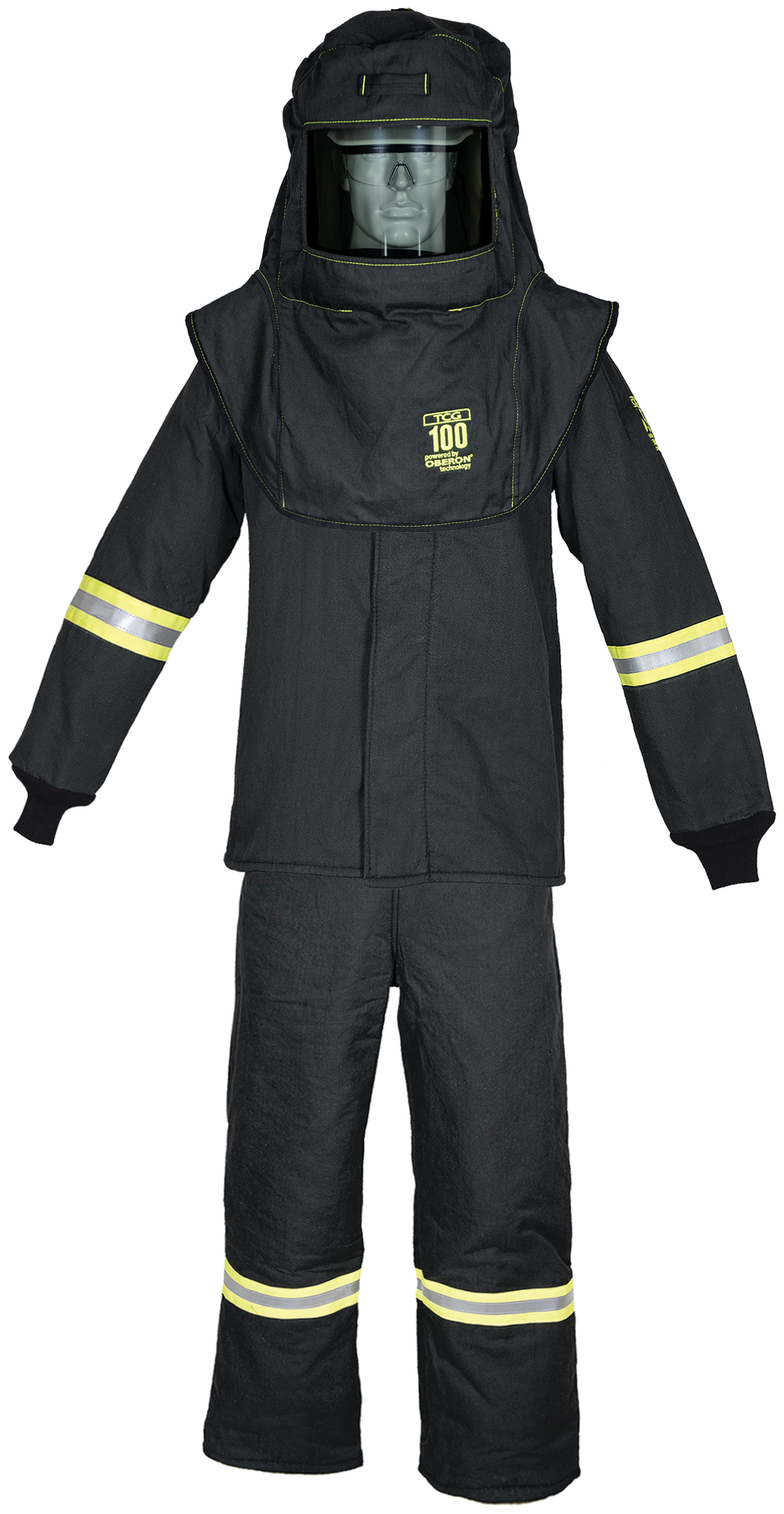 TCG100 Series Arc Flash Hood, Coat, & Bib Suit Set - 4X-Large 