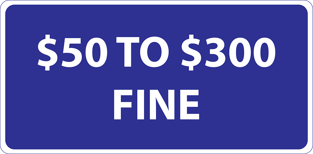 ZING Parking Sign, Handicapped Parking Fine, Missouri, 6Hx12W, Engineer Grade Prismatic, Recycled Aluminum 