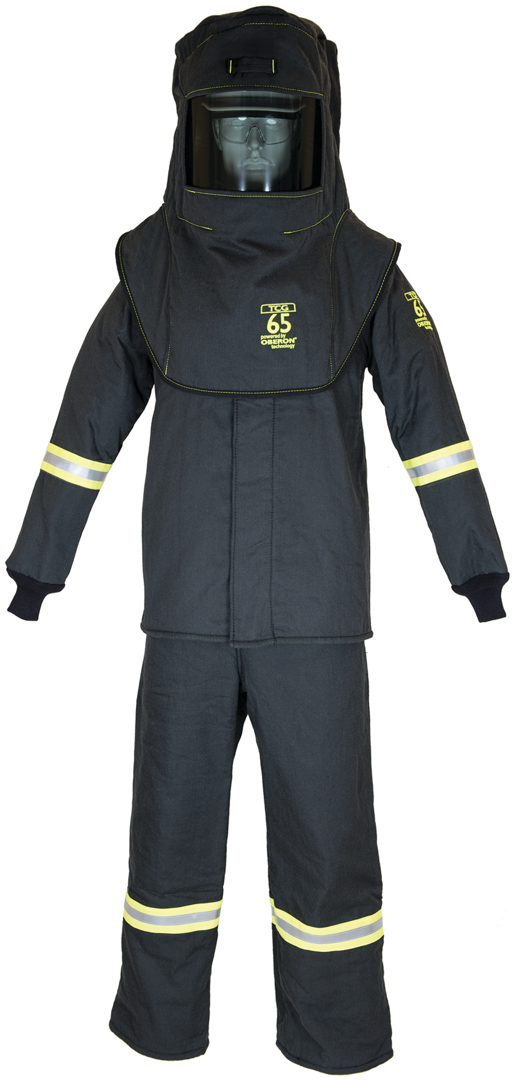 TCG65 Series Arc Flash Hood, Coat, & Bib Suit Set - Large 