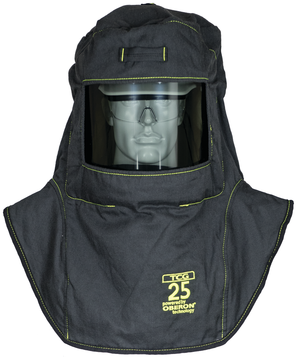 TCG25 Series Ultralight Arc Flash Hood & Hard Cap - Canadian Hard Cap with Hood Ventilation System & Light 