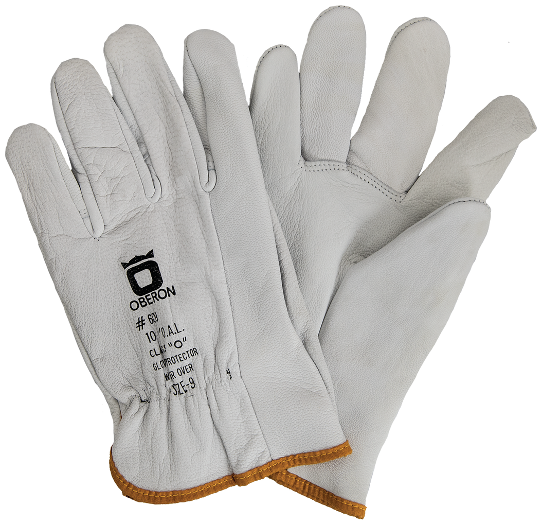 Rubber Electrical Glove Leather Protectors - 12 