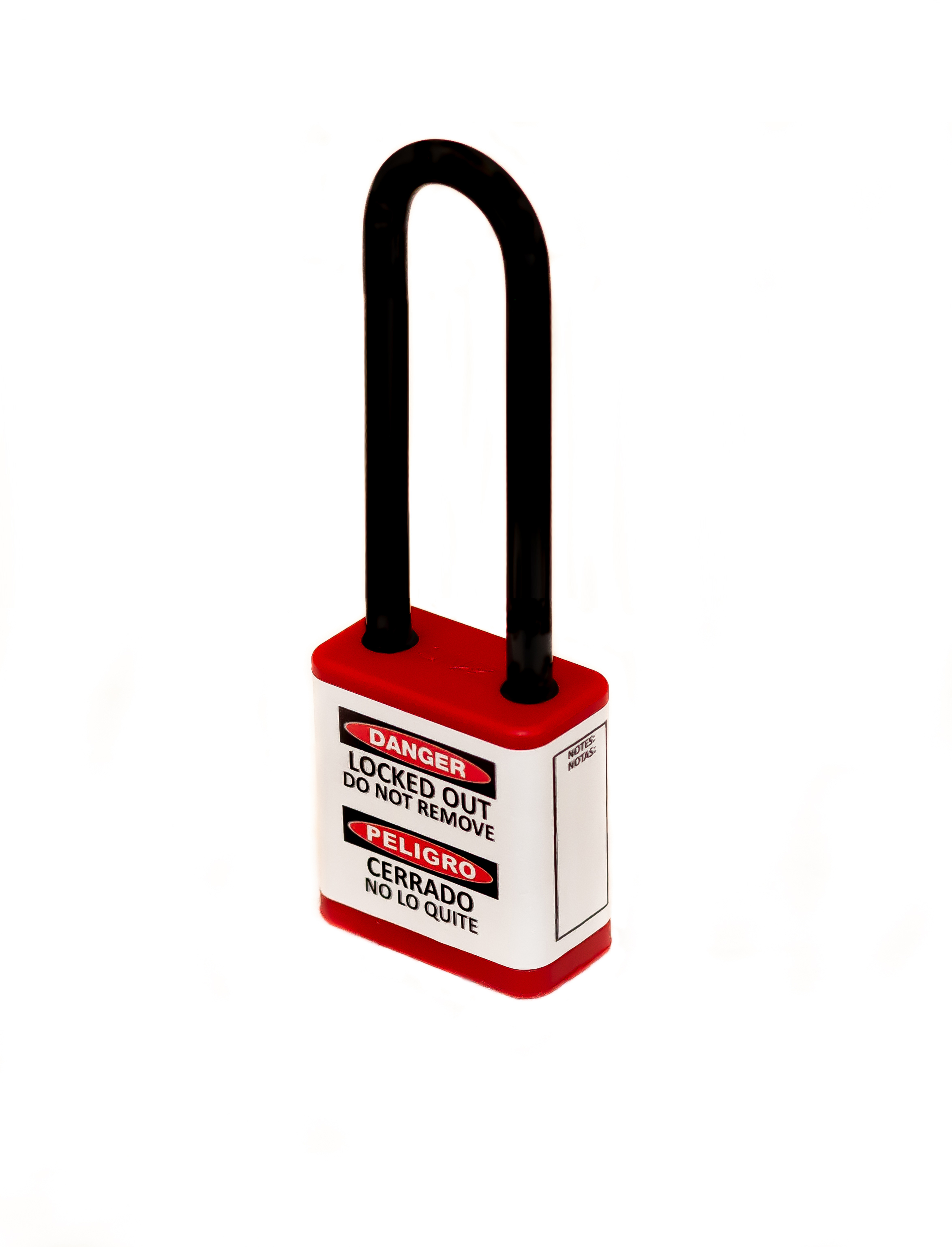 Lockout Safety Padlock, 700 Series, 3" Shackle, Keyed Alike, Red 