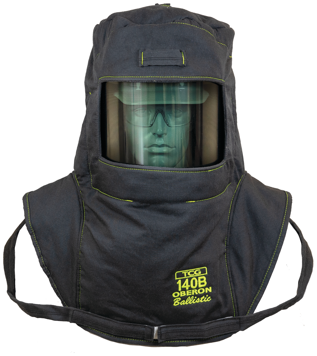 TCG140B Series Arc Flash Hood & Hard Cap +HVS 