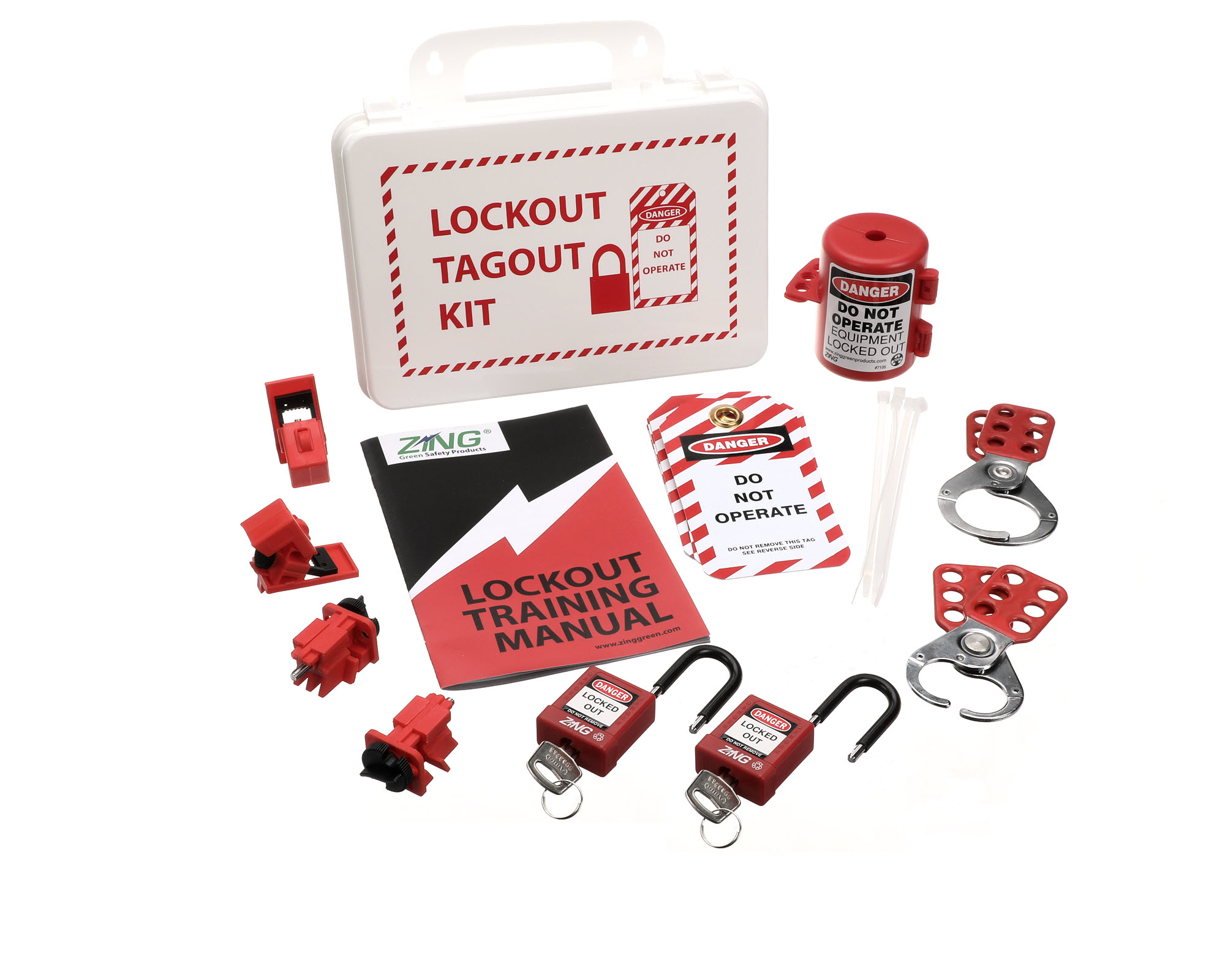 Compact Electrical Lockout Kit, Wall Mount or Portable 