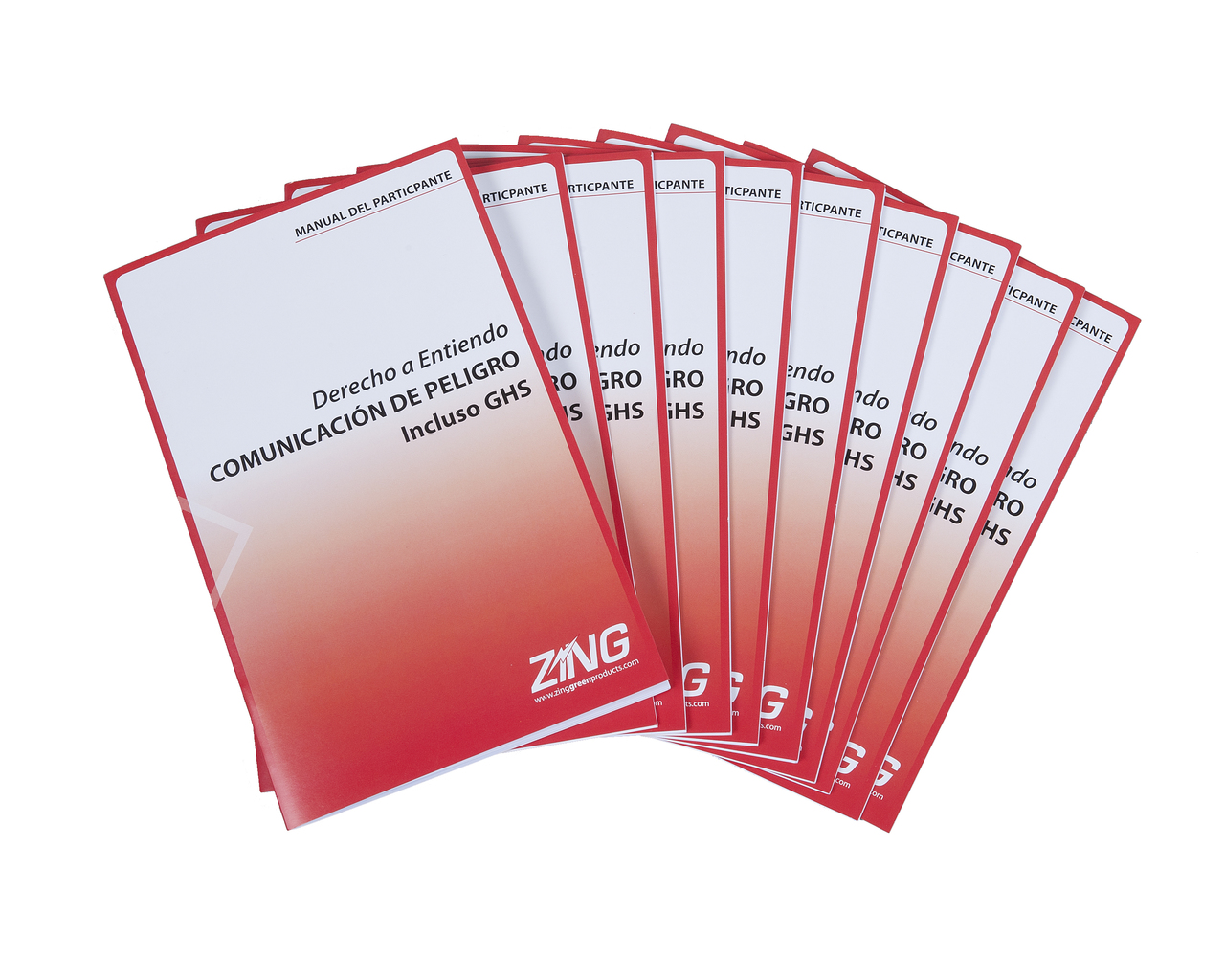 ZING 2709SPN Eco GHS-SDS Training Booklets, Spanish, 10/pack 