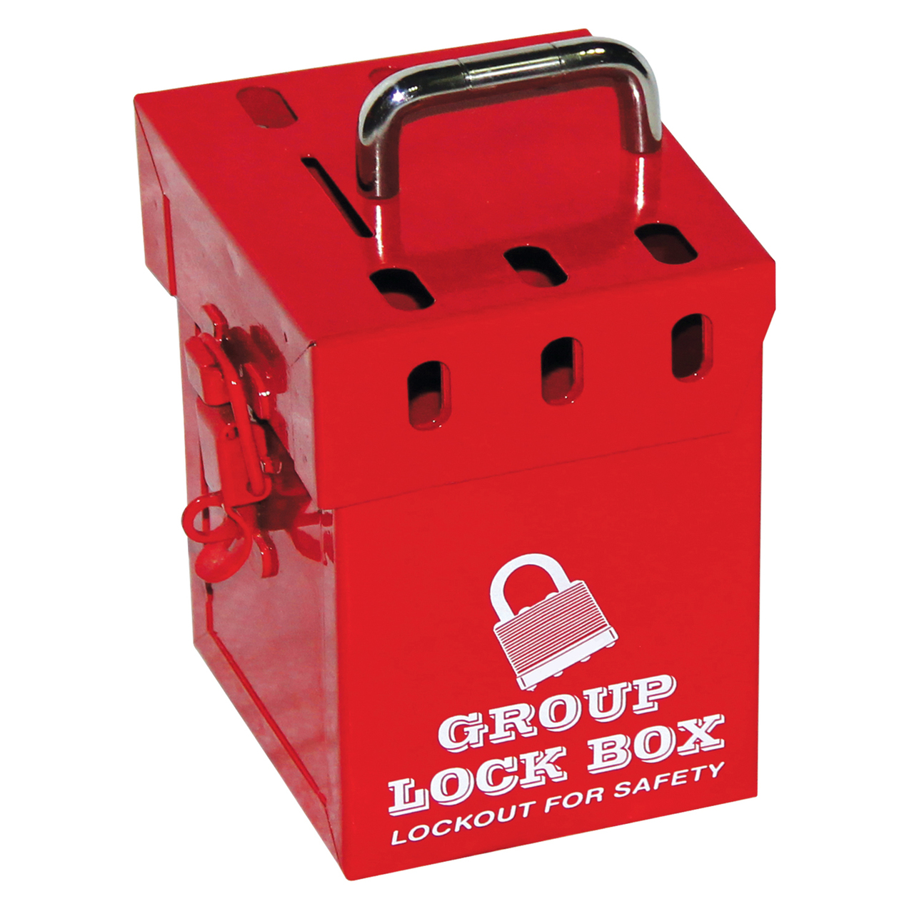 7286 Mini Group Lock Box - Red 7 