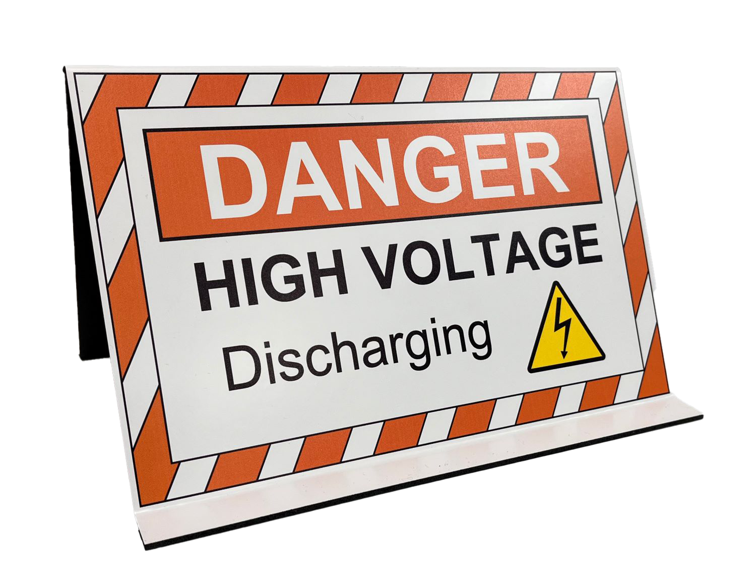 Electric Hybrid Vehicle Projecting Sign, High Voltage - Discharging 