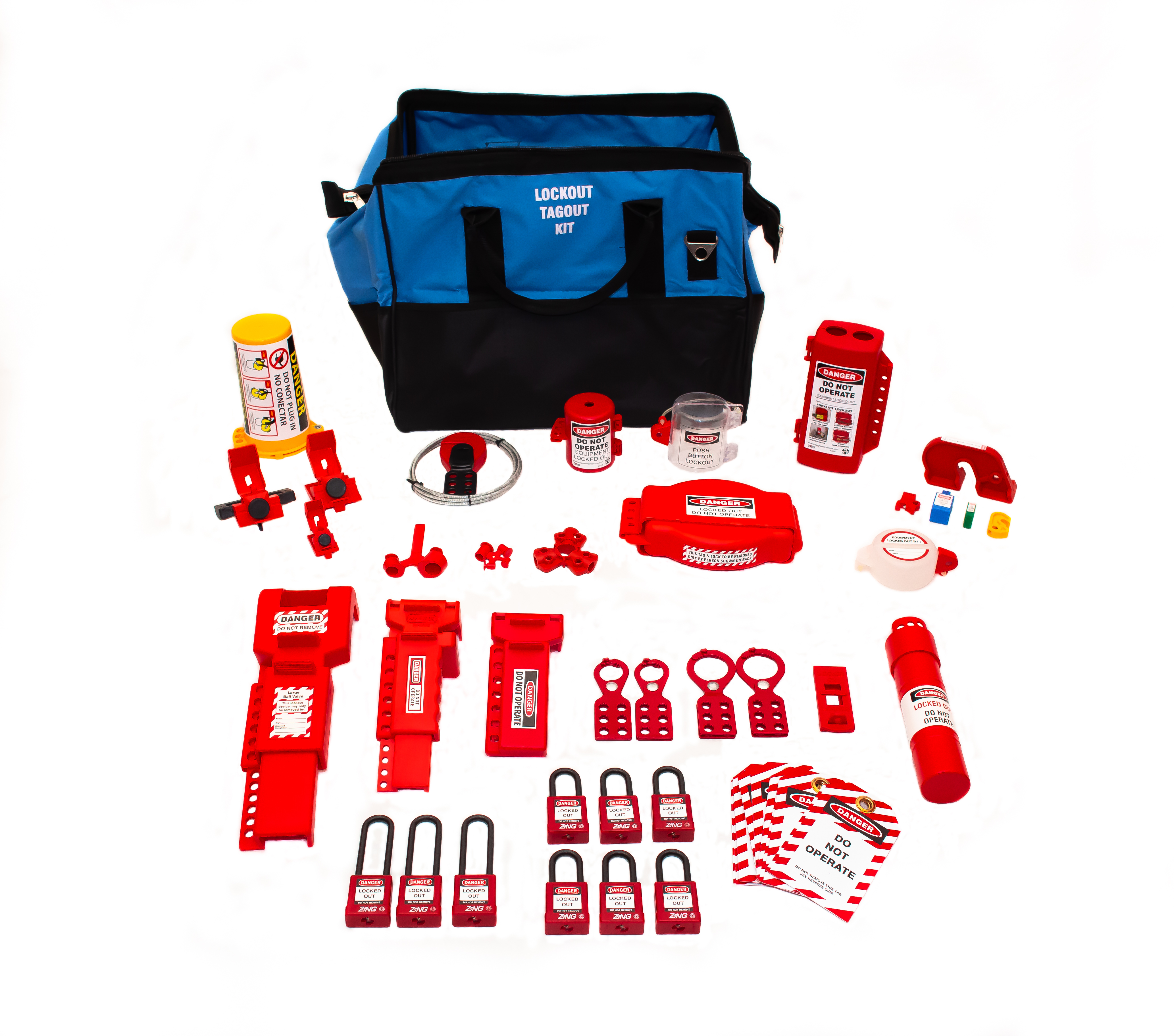 Maintenance Department Lockout Bag Kit 