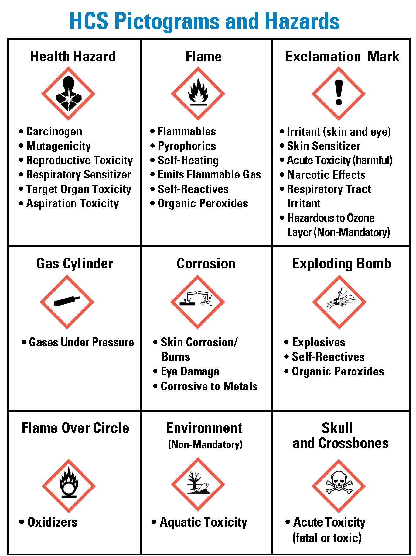A Visual Guide to Pictograms, Chemical Labels, and SDS ZING
