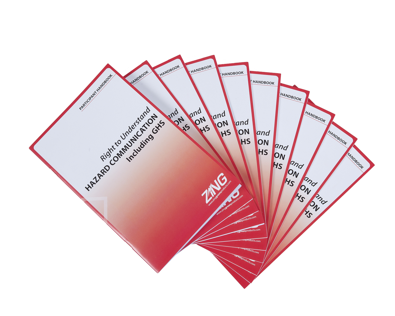 ZING 2709ENG Eco GHS-SDS Training Booklets, English, 10/pack 