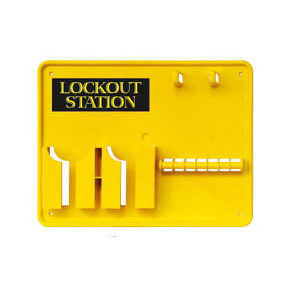 Lockout Station, Unstocked, 7 Lock Capacity 